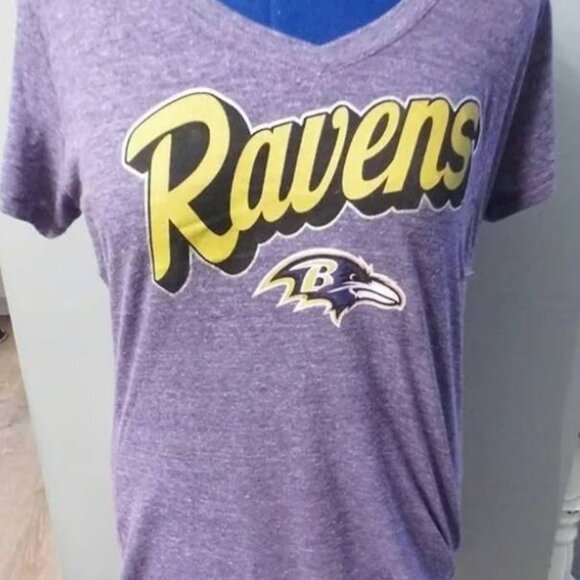 5th & Ocean by New Era Women's Baltimore Ravens Tri-Natural T-Shirt, Medium - Picture 6 of 6